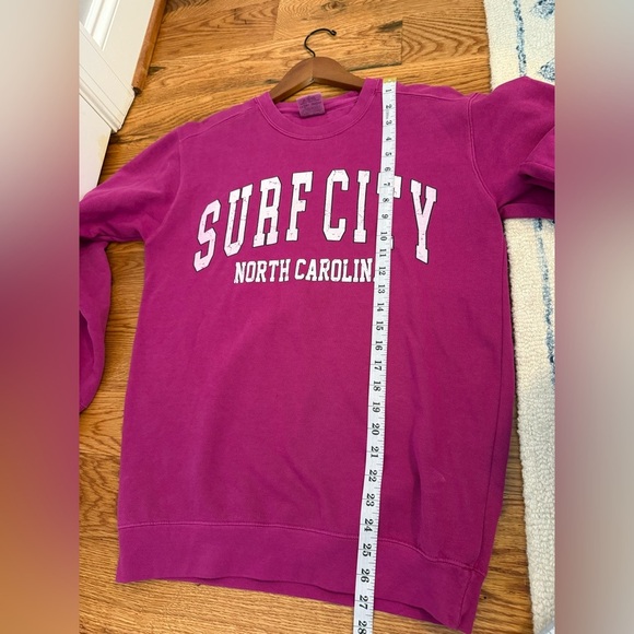 Surf City North Carolina NC Comfort Colors Sweatshirt Size Small - Picture 7 of 7